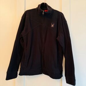 Spyder Men's Black Fleece Jacket